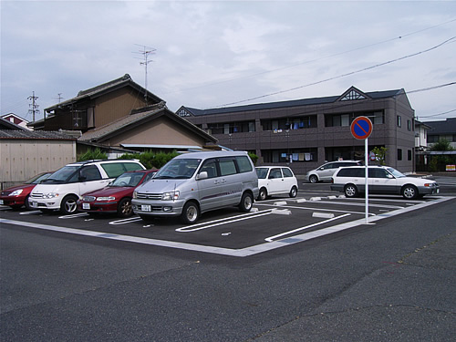 写真：愛西市駐車場造成　完成