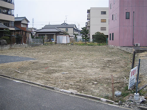 写真：名古屋市中川区宅造工事　施工前