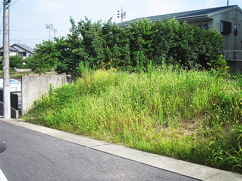 写真：名古屋市緑区宅造工事　施工前