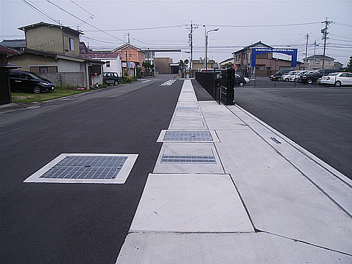 写真：一宮市水路工事　完成